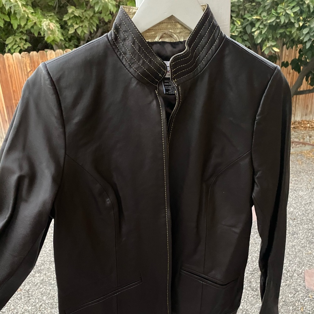 Leather jacket